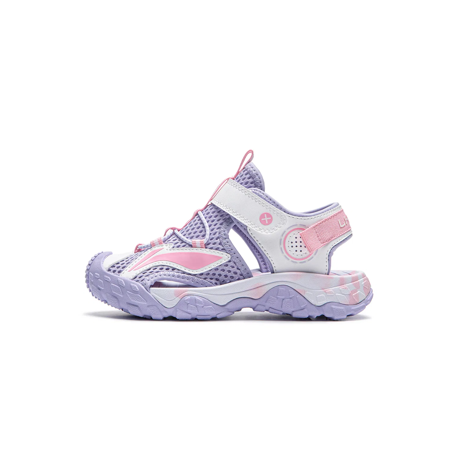 Детские сандалии с брендовым дизайном, Bad Little Purple, Li-Ning YOUNG
