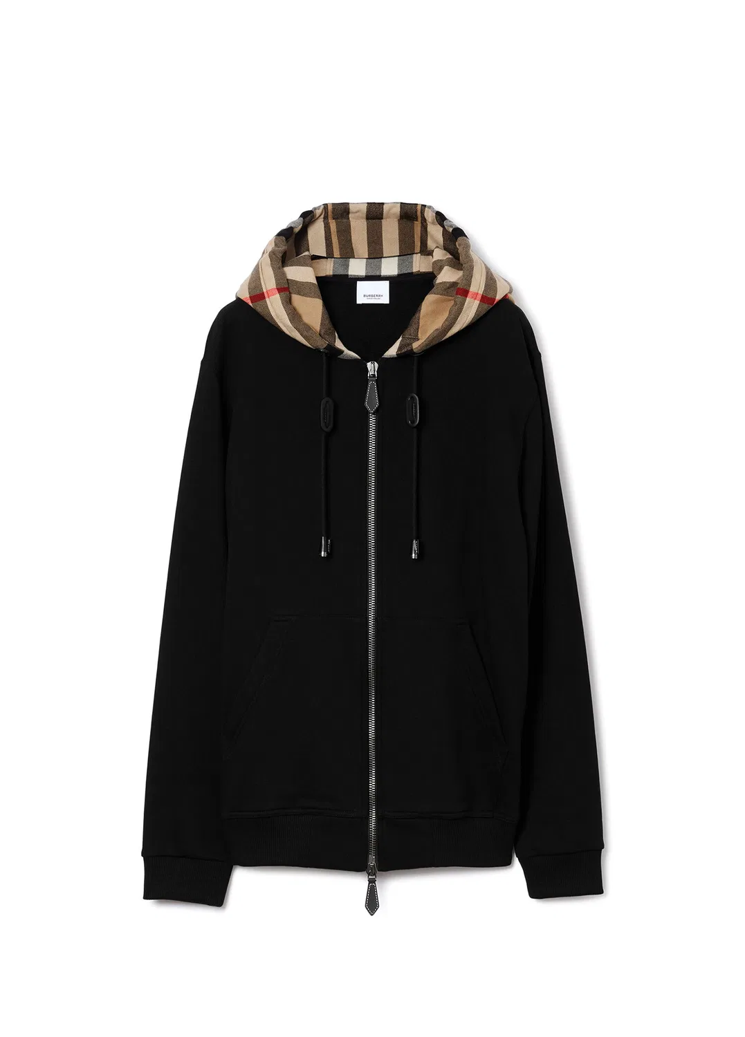 Худи Burberry Check Hood, черный