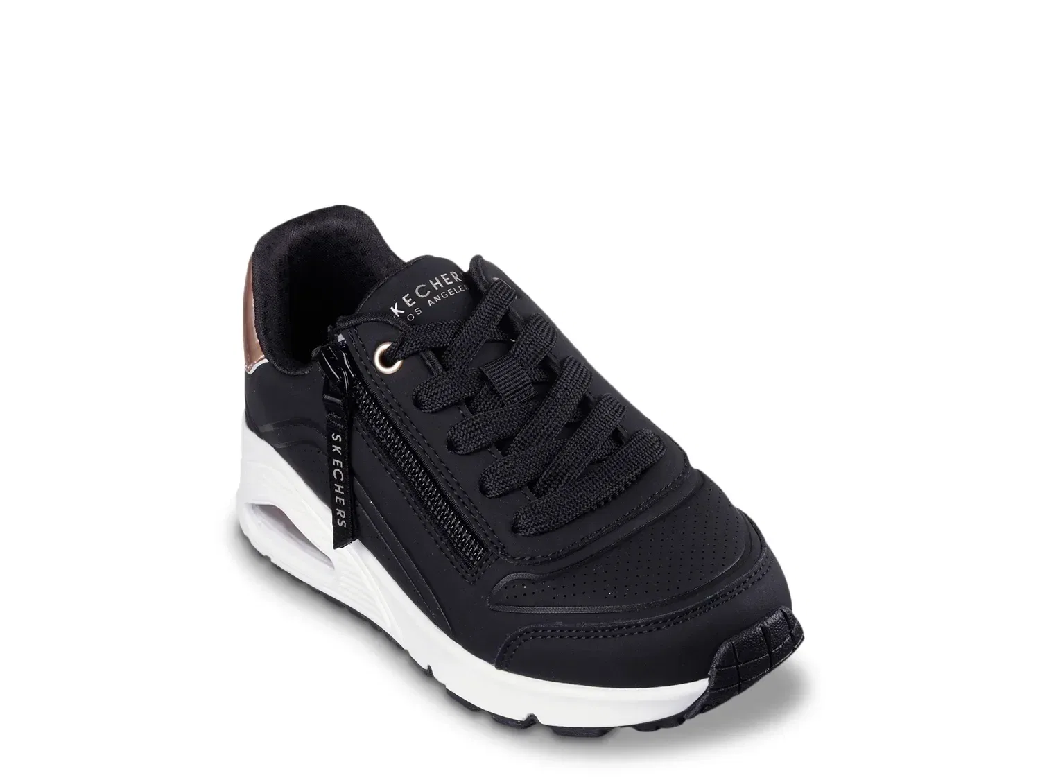 Кроссовки с голографической отделкой Street Uno Gen1 Skechers, Black/Rose Gold