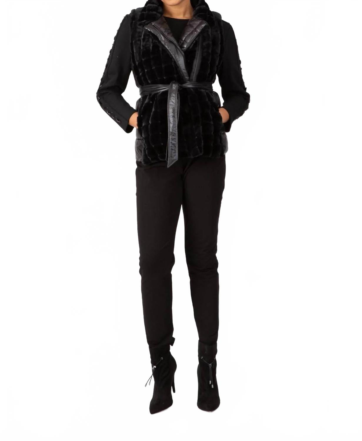 

Berek Роскошный жилет Furalicious черного цвета