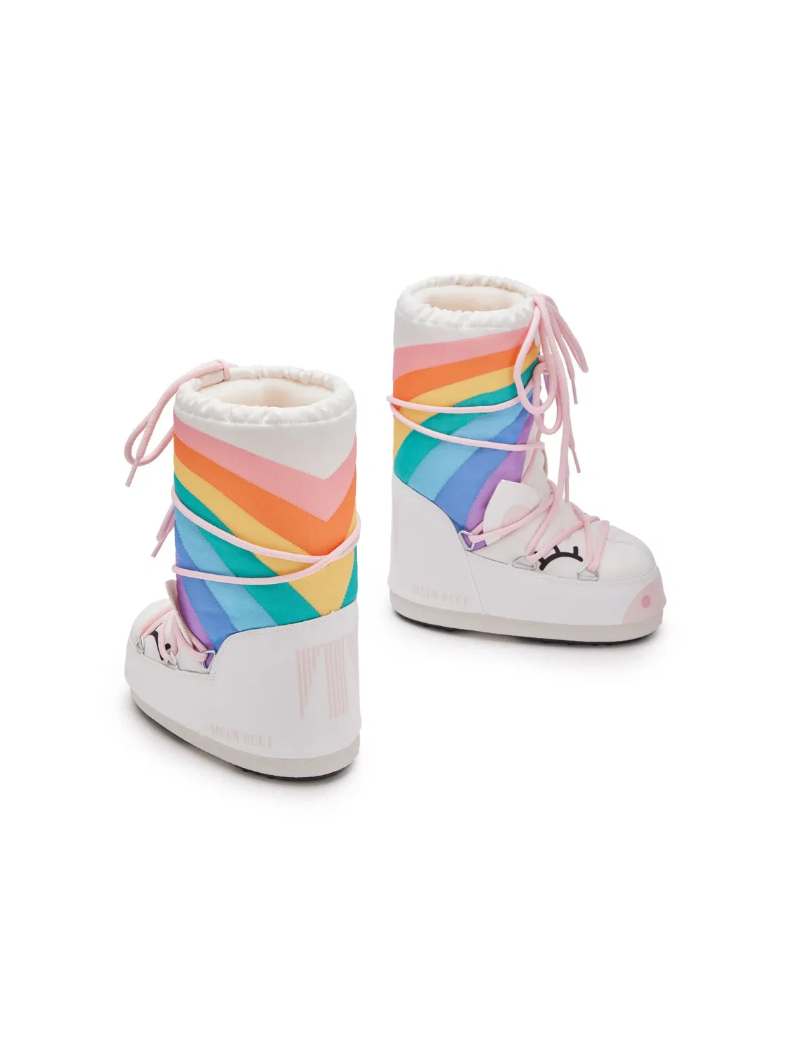 Снежные ботинки Icon Unicorn Moon Boot, белый/многоцветный — фото 3