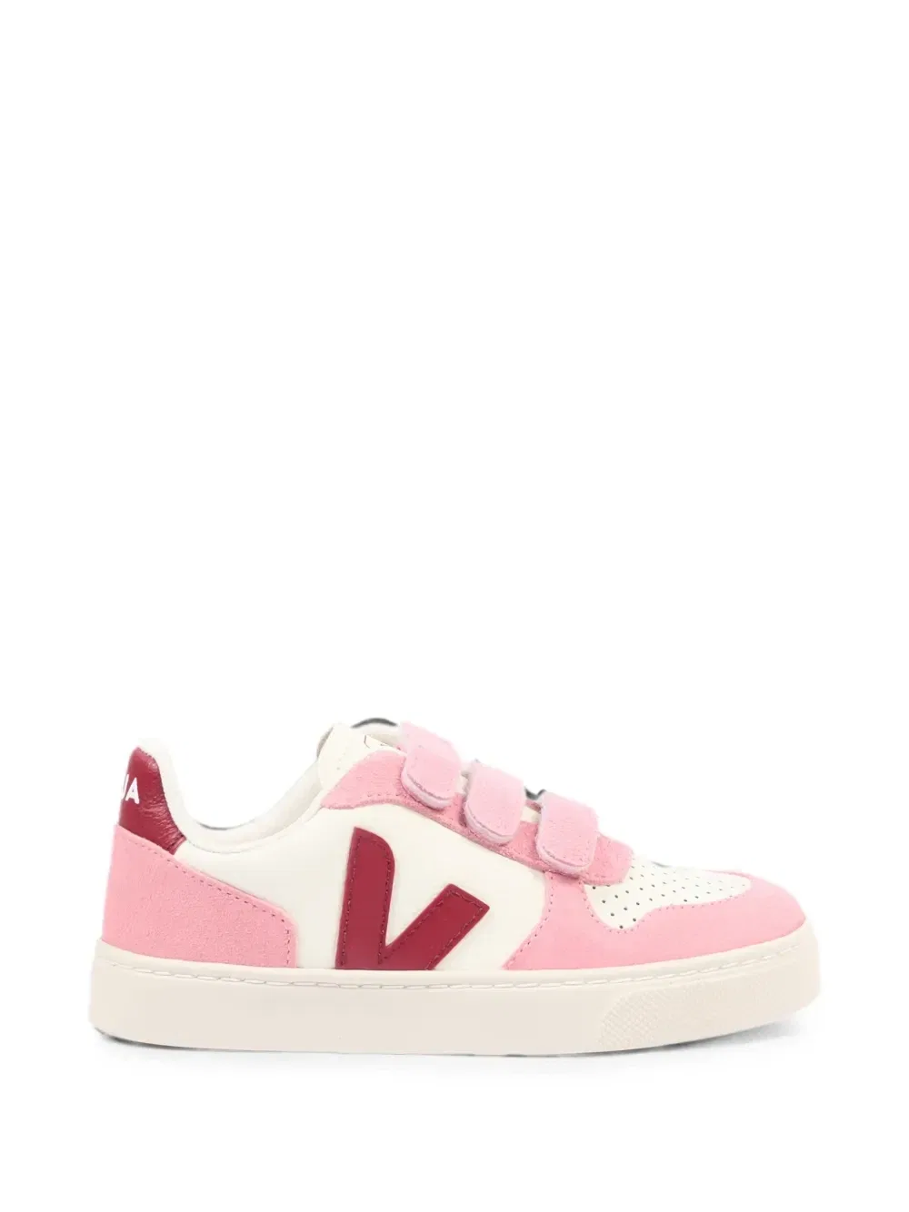 Кожаные кроссовки V-90 Veja Kids, розовый