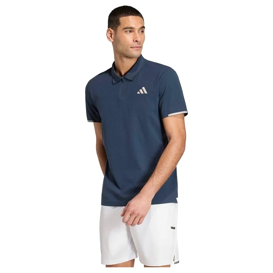 Мужское поло с технологией Climacool+ Freelift Polo Shirt Pro adidas, Синий — фото 2