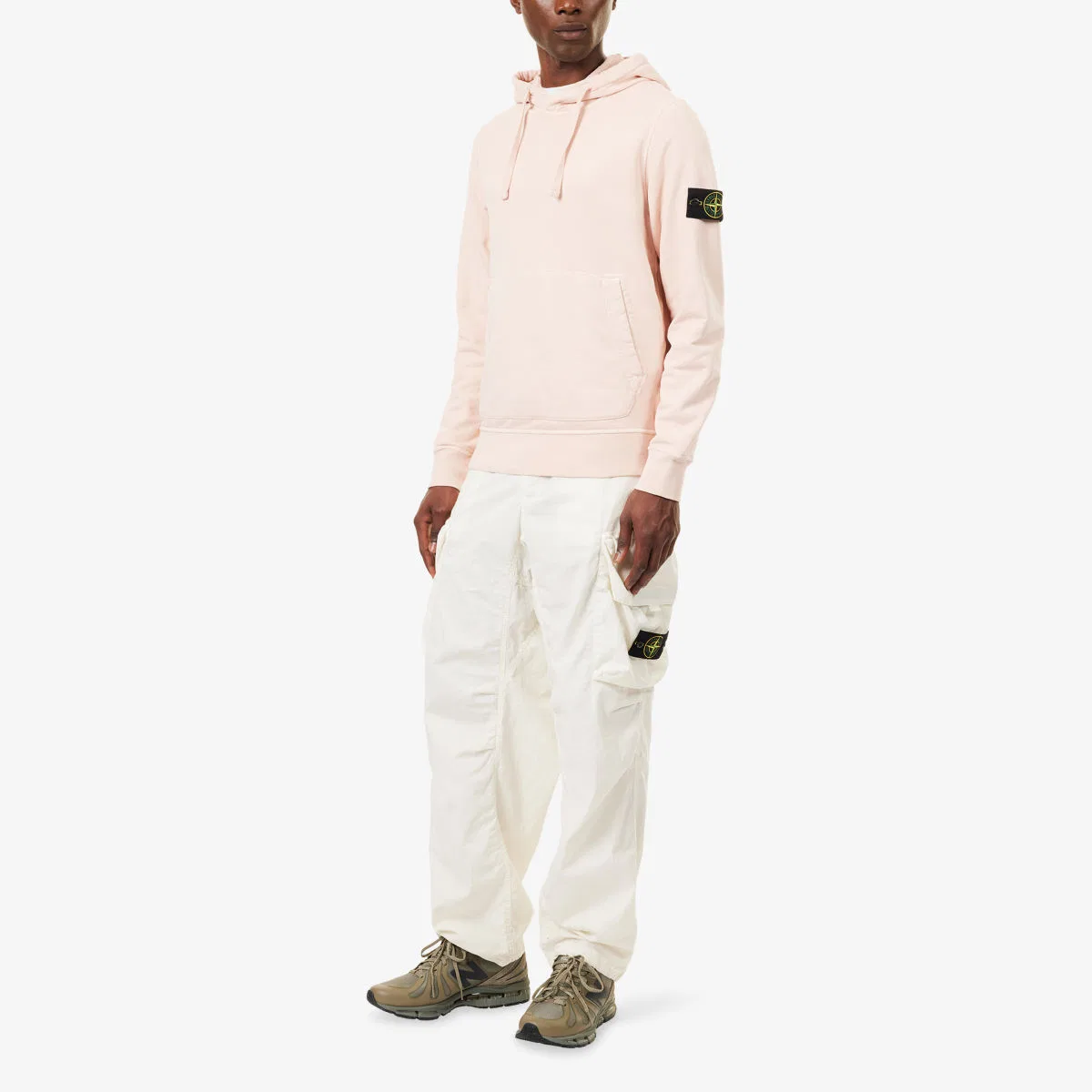 Хлопковая толстовка с фирменным значком Stone Island — фото 2