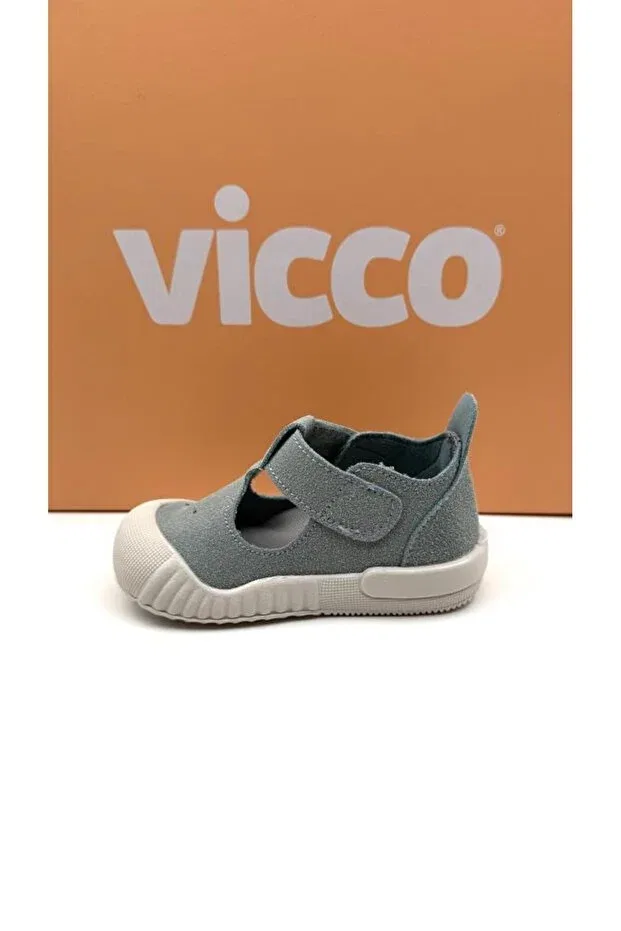 Детские ортопедические туфли на липучке Loro ii first step daily orthopedic shoes Vicco, Blue — фото 3