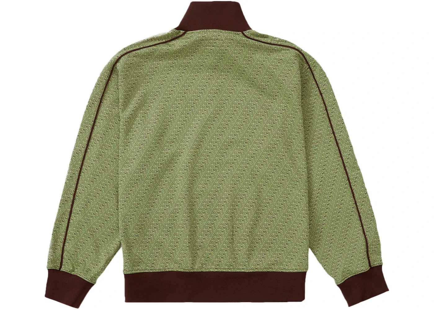 Мужская куртка Supreme Repeat Track Jacket Olive — фото 2
