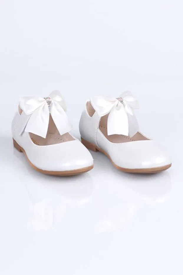 Детские балетки для девочек из искусственной кожи Sema Kids, Beige — фото 3