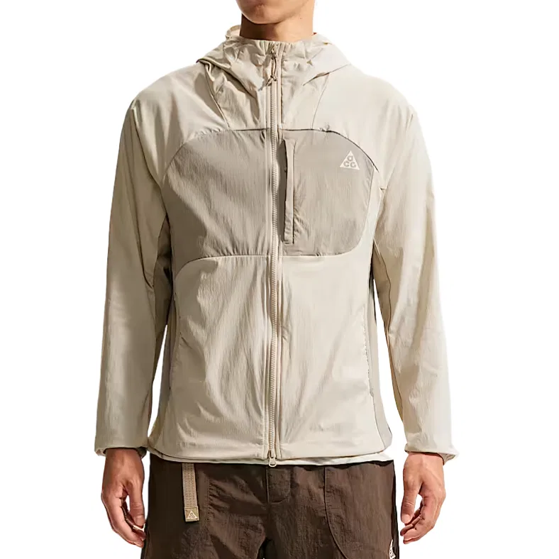 Куртка мужская с капюшоном Nike, Light Orewood Brown/Cream II/Peak White