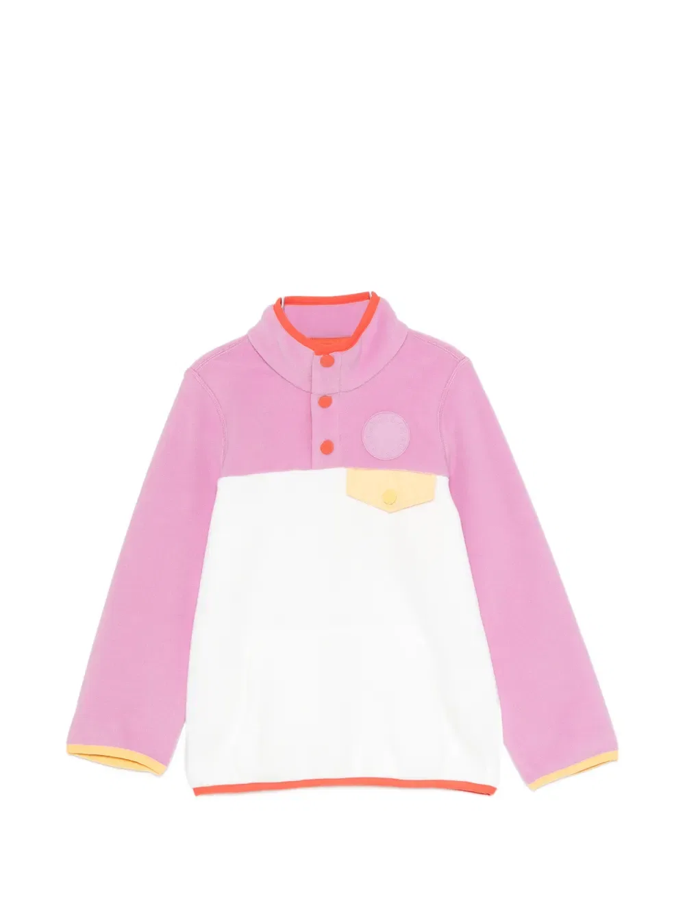 Свитер с нашивкой-логотипом Stella McCartney Kids, розовый