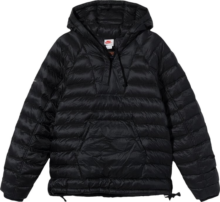 

Куртка Nike x Stussy Insulated Pullover Jacket 'Black', черный