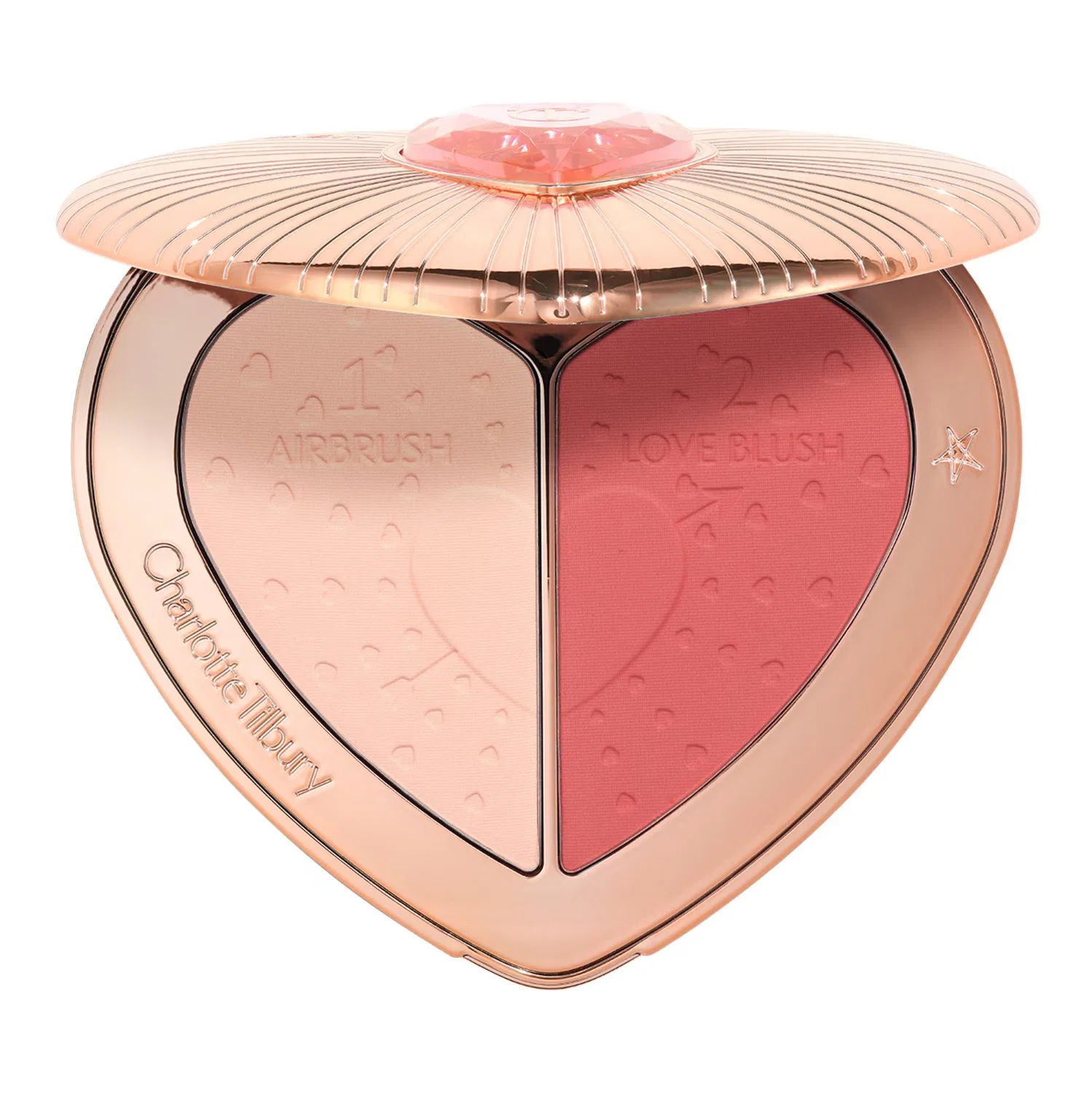 Палетка для лица с пудрой и румянами, 13 г, CHARLOTTE TILBURY, Pillow Talk Flawless Rosewood