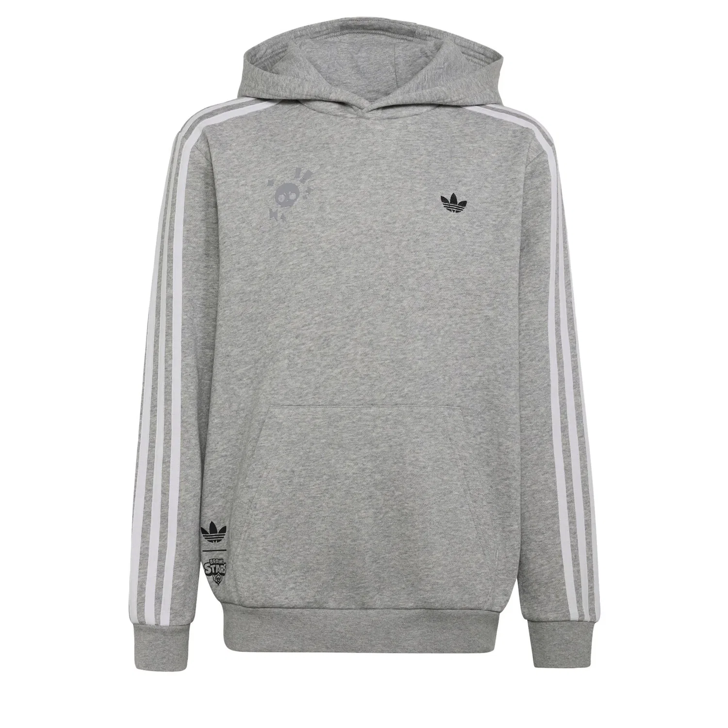 Толстовка Adidas Originals серого цвета