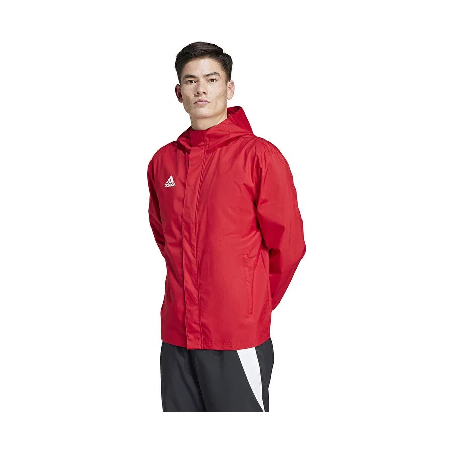 Мужская ветровка с капюшоном Entrada 22 All Weather adidas, Красный