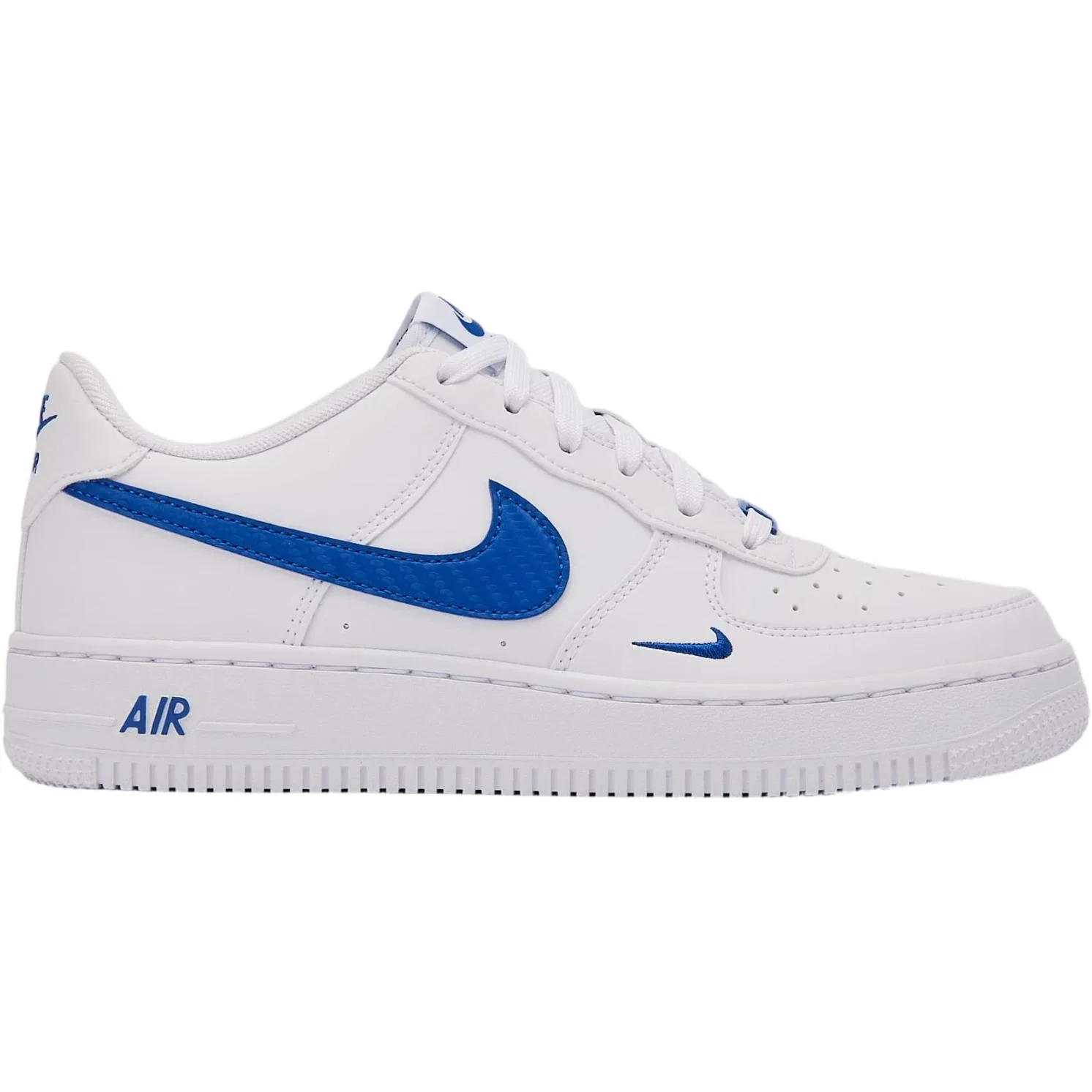 Кроссовки для скейтбординга Air Force 1 Nike, White Blue — фото 3