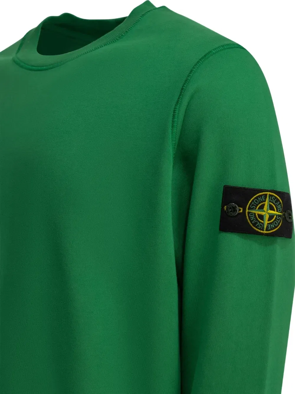 Свитер с нашивкой-логотипом Stone Island, зеленый — фото 4
