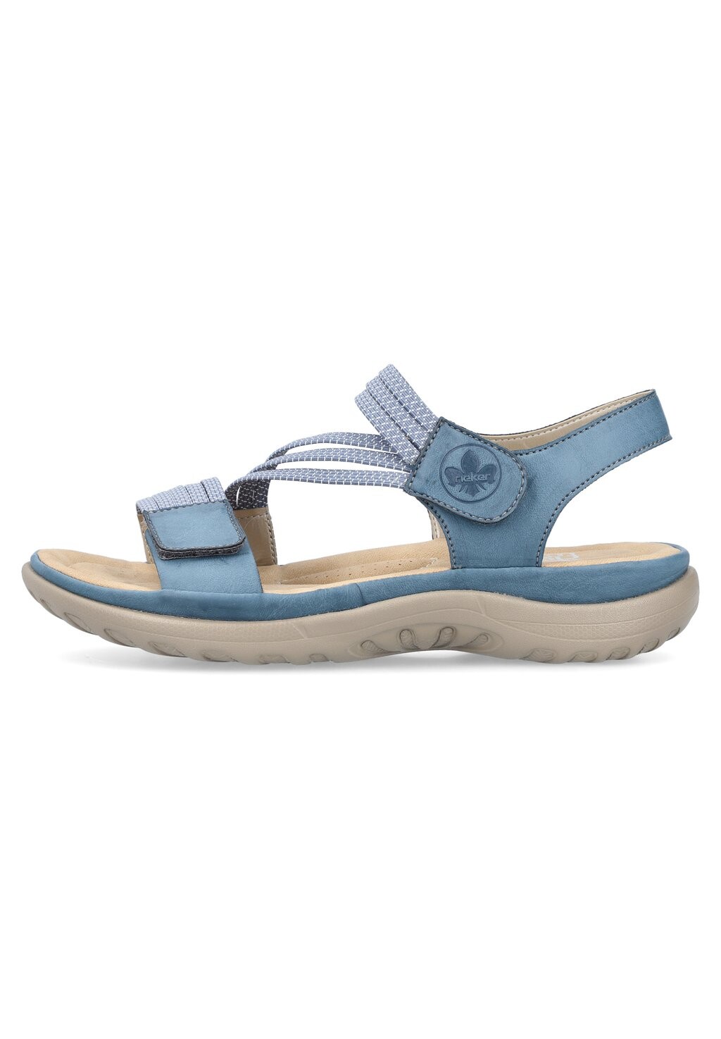 Босоножки с ремешком Rieker, цвет blau