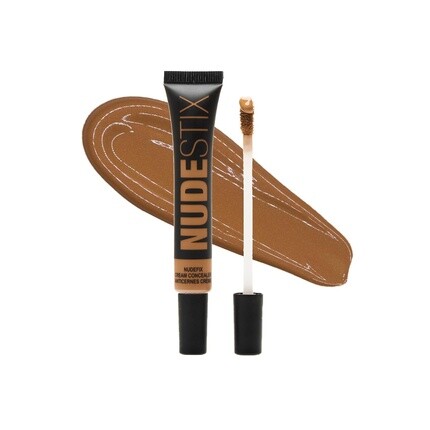 

Nudestix NudeFix Cream Concealer Легкая жидкость Натуральный финиш Макияж Увлажняющий Осветляющий корректор темных кругов под глазами Уменьшает покраснения и пятна Оттенок Nude 9 0,34 жидких унций 10 мл