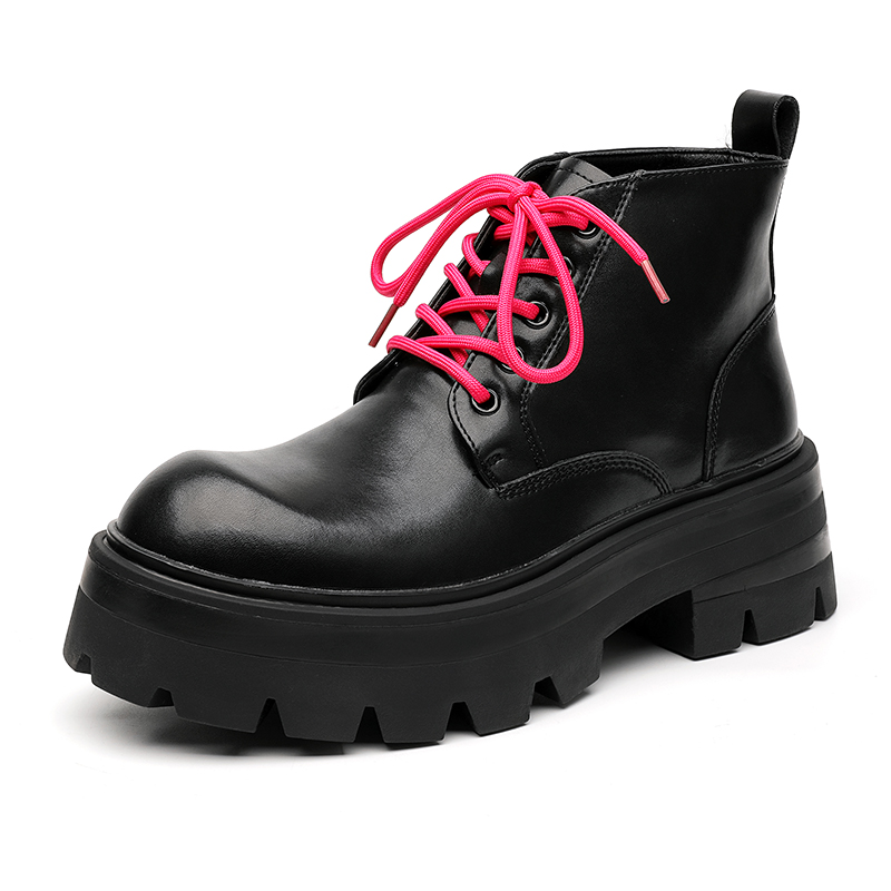 

WEISHIBANGWEI Короткие мартинсы мужские 9155 красно-черные, цвет 9155 Red Black