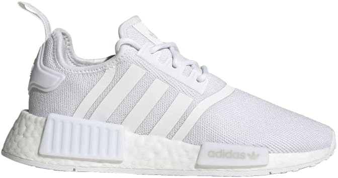 Кроссовки Adidas Originals NMD_r1 для детей и унисекс, белый/серый — фото 2