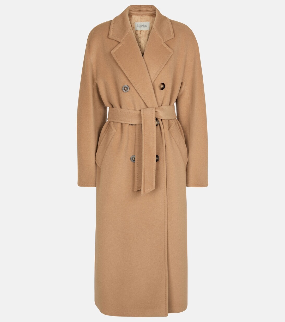 

Пальто Madame из шерсти и кашемира MAX MARA, коричневый