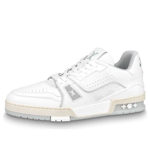 Кроссовки lv trainer sneakers 'white with transparent' Louis Vuitton, белый