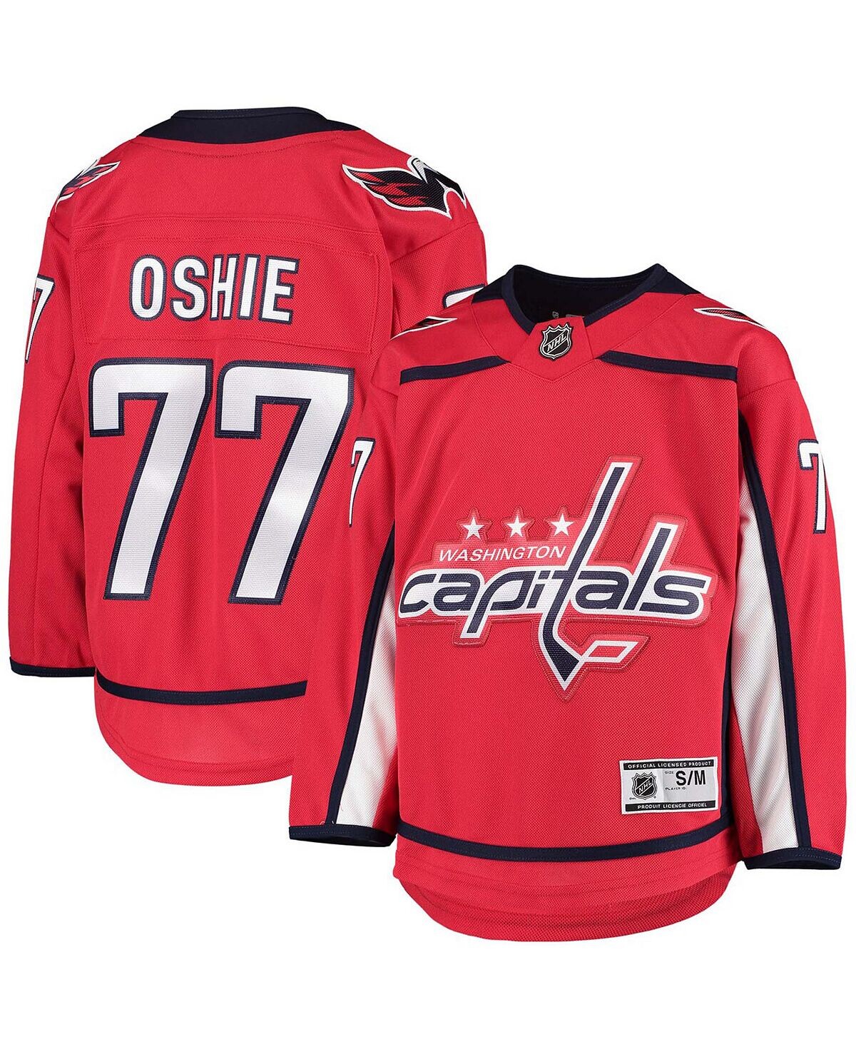 

Футболка Big Boys TJ Oshie Red Washington Capitals Home Premier Player Outerstuff