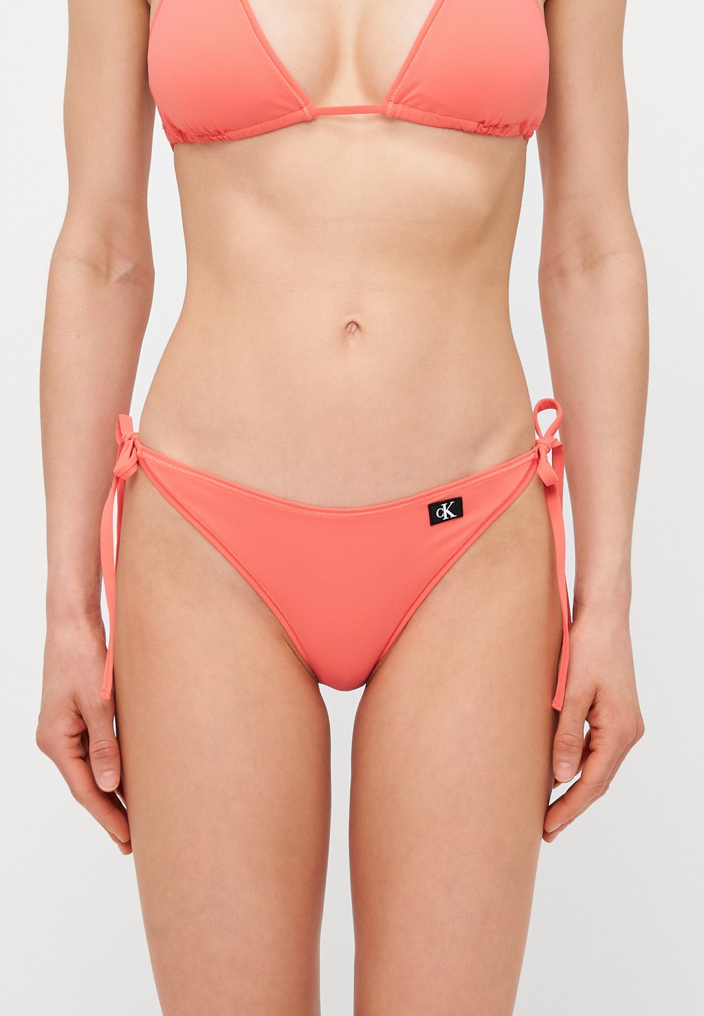 

Плавки бикини SIDE TIE Calvin Klein Swimwear, коралловый