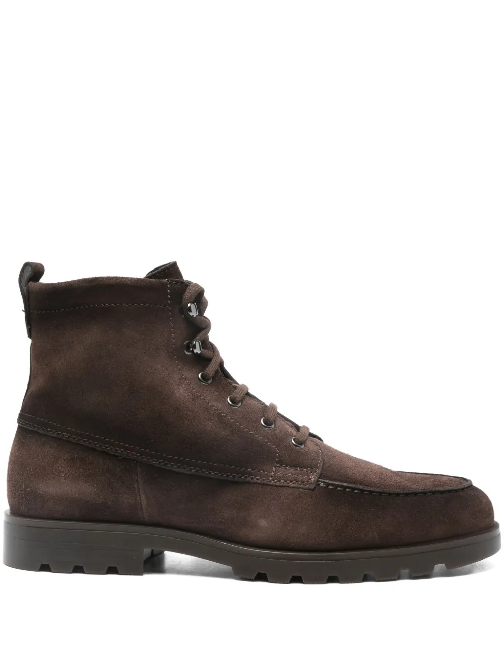 

Замшевые сапоги Santoni, коричневый