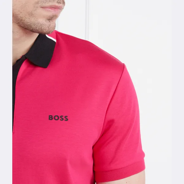 Рубашка-Поло Paddy 3 стандартного кроя Boss, красный — фото 4