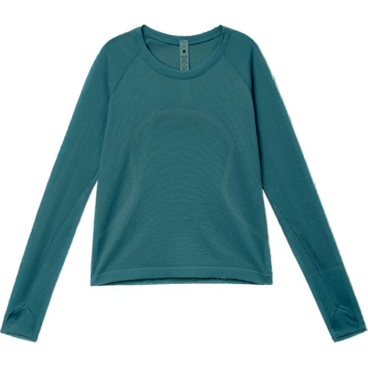 

Свифтли Тек реглан футболка женская Lululemon, зеленый