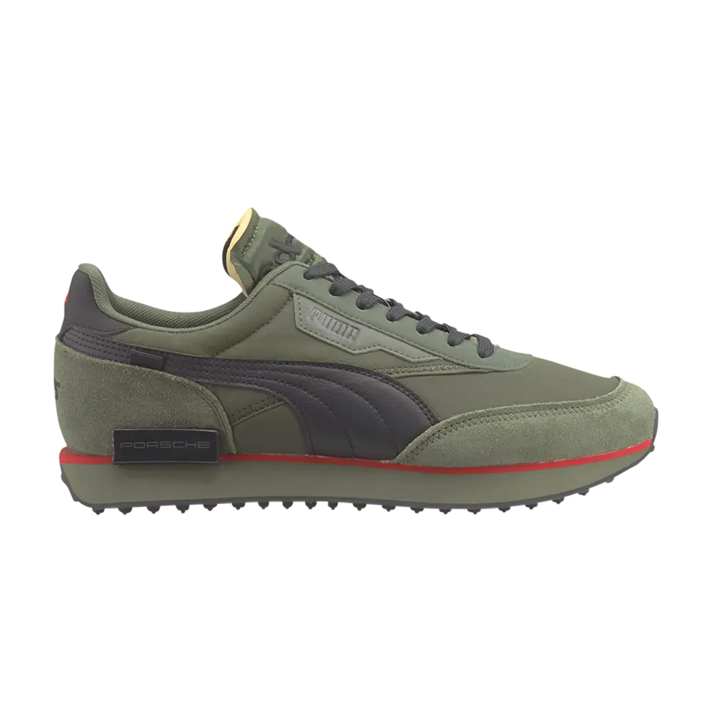 Кроссовки Porsche Legacy x Future Rider Turbo Puma, зеленый