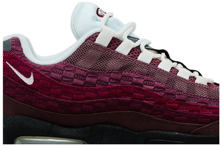 Кроссовки Kith x Nike Air Max 95 GS, красный — фото 2
