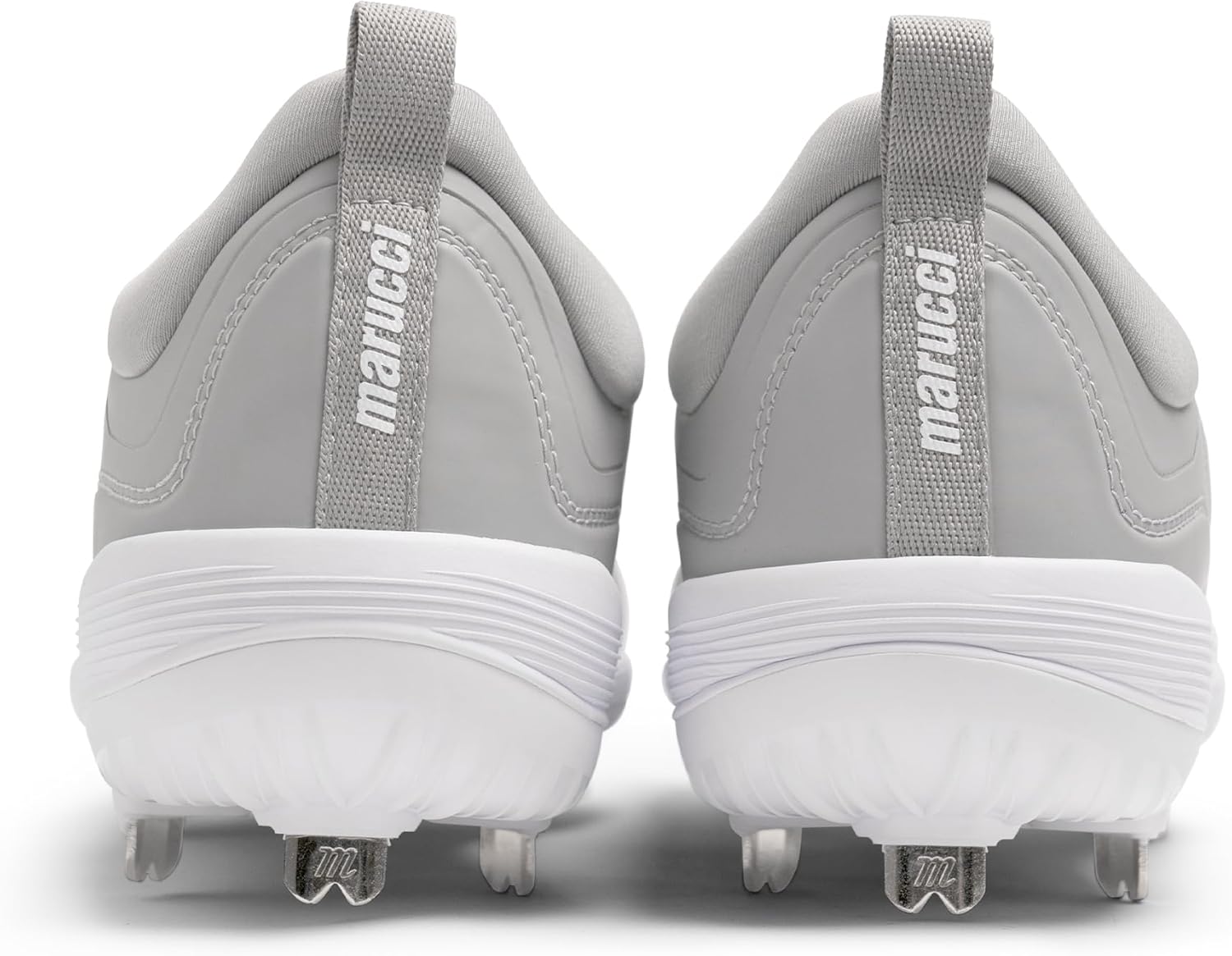 Бейсбольные бутсы Marucci CFT Low Height из металла для мужчин, бейсбольная обувь для мужчин, надежная регулируемая посадка, комфорт и сцепление для высокой производительности, легкие, долговечные, серый — фото 3