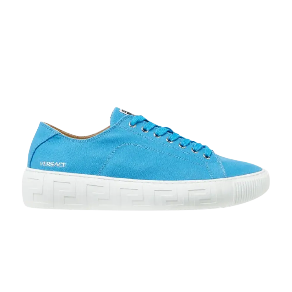 

Низкие кроссовки Versace Greca Low, синий