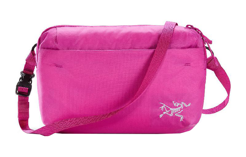

Arcteryx Женская сумка через плечо из полиэстера розово-красная унисекс, Rose Red