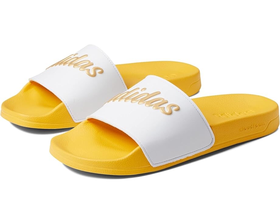 

Сандалии Adidas Adilette Shower, цвет White/Gold Metallic/Bold Gold