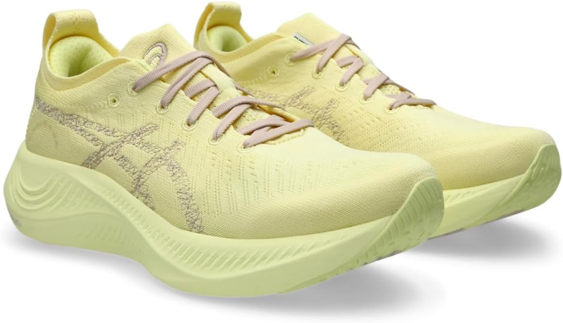 Беговые кроссовки ASICS Nimbus Mirai для мужчин и женщин, желтый/бежевый — фото 2