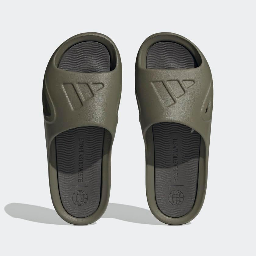 Шлепанцы Adidas Adicane унисекс для взрослых, оливковый — фото 2