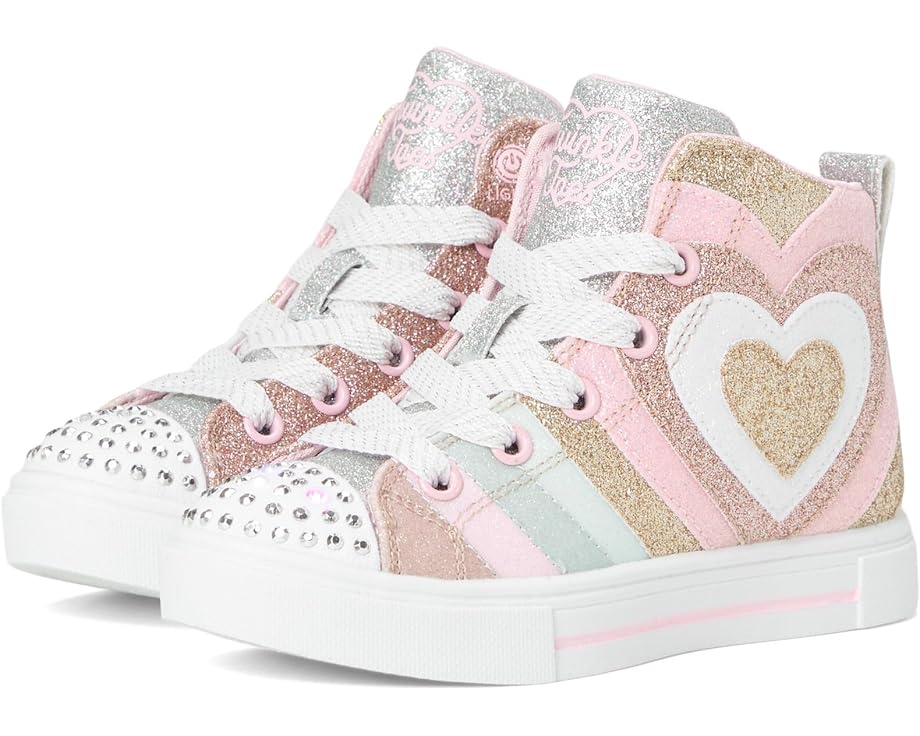 

Кроссовки SKECHERS KIDS Twinkle Sparks - Heart Pop, цвет Rosegold