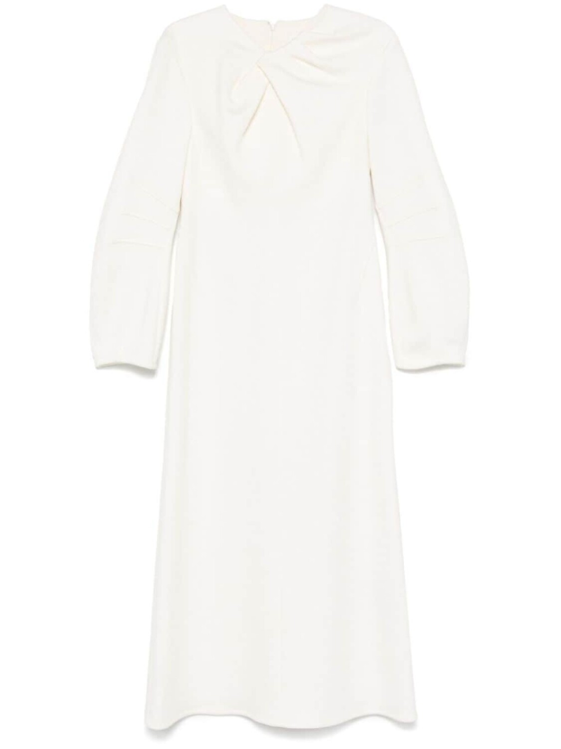 

Jil Sander платье макси с драпировкой, белый