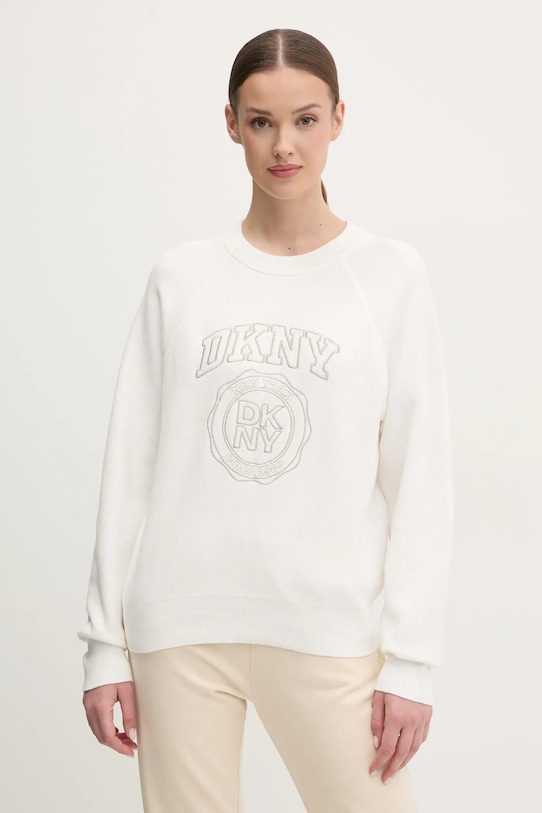 

Свитер хлопковый Dkny, белый