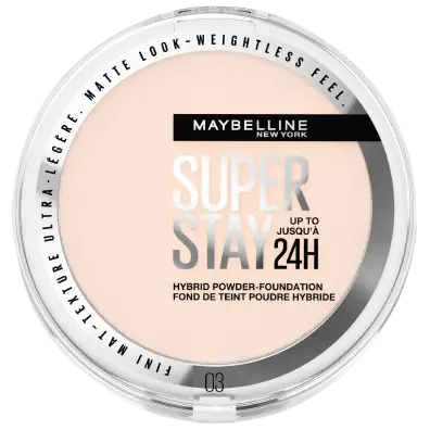 

Тональная пудра для лица 03 Maybelline New York Super Stay 24H Hybrid Powder, 9 гр