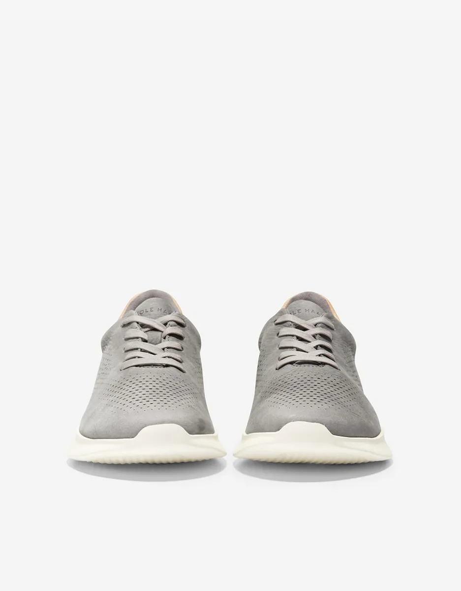 Мужские кожаные кроссовки, вдохновленные бегом Cole Haan, серый — фото 2