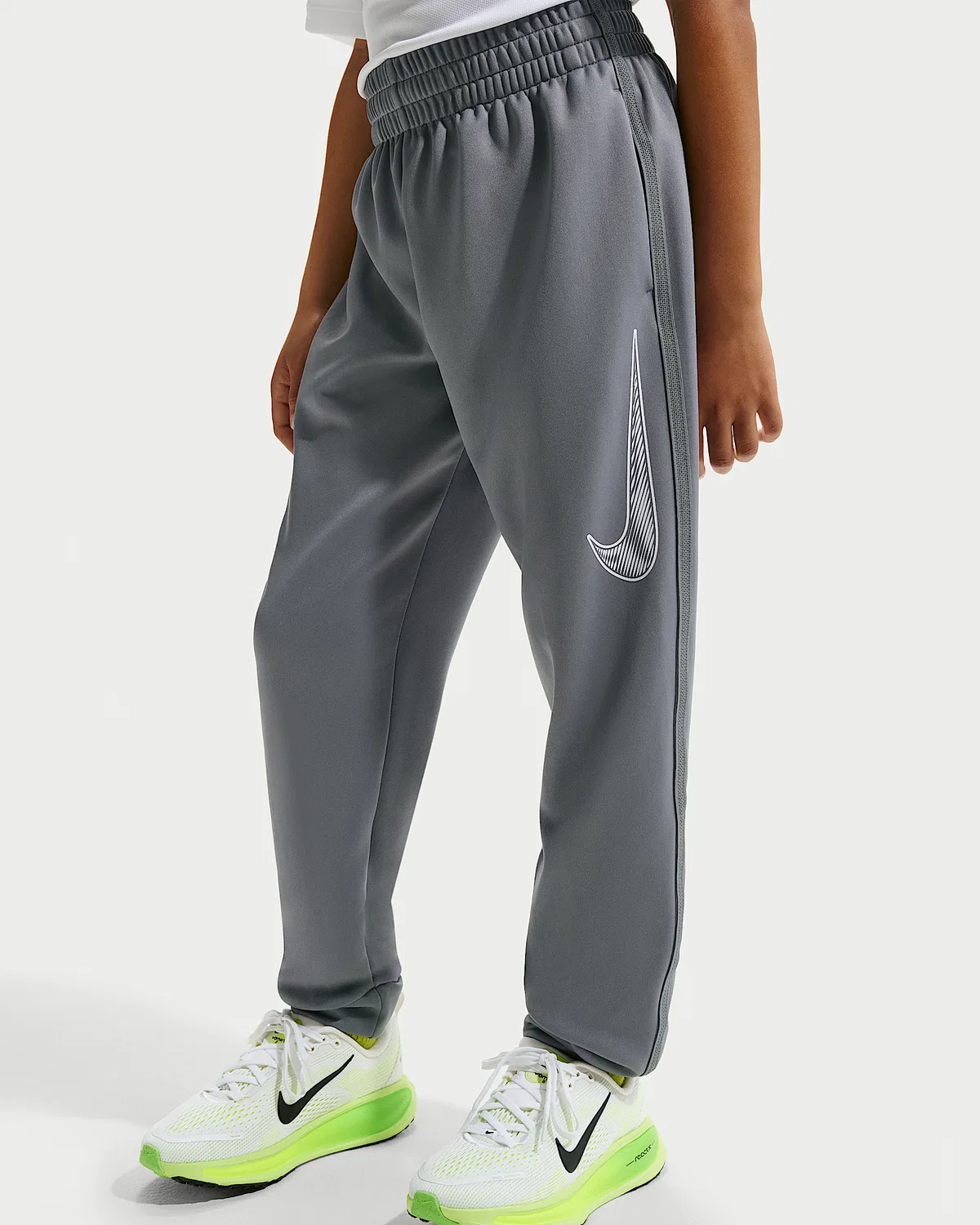 Детские тренировочные штаны Nike Multi, Smoke Grey/White — фото 2