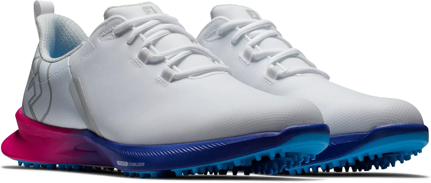 Мужские гольф-кроссовки FootJoy FJ Fuel, белый/синий/розовый — фото 4