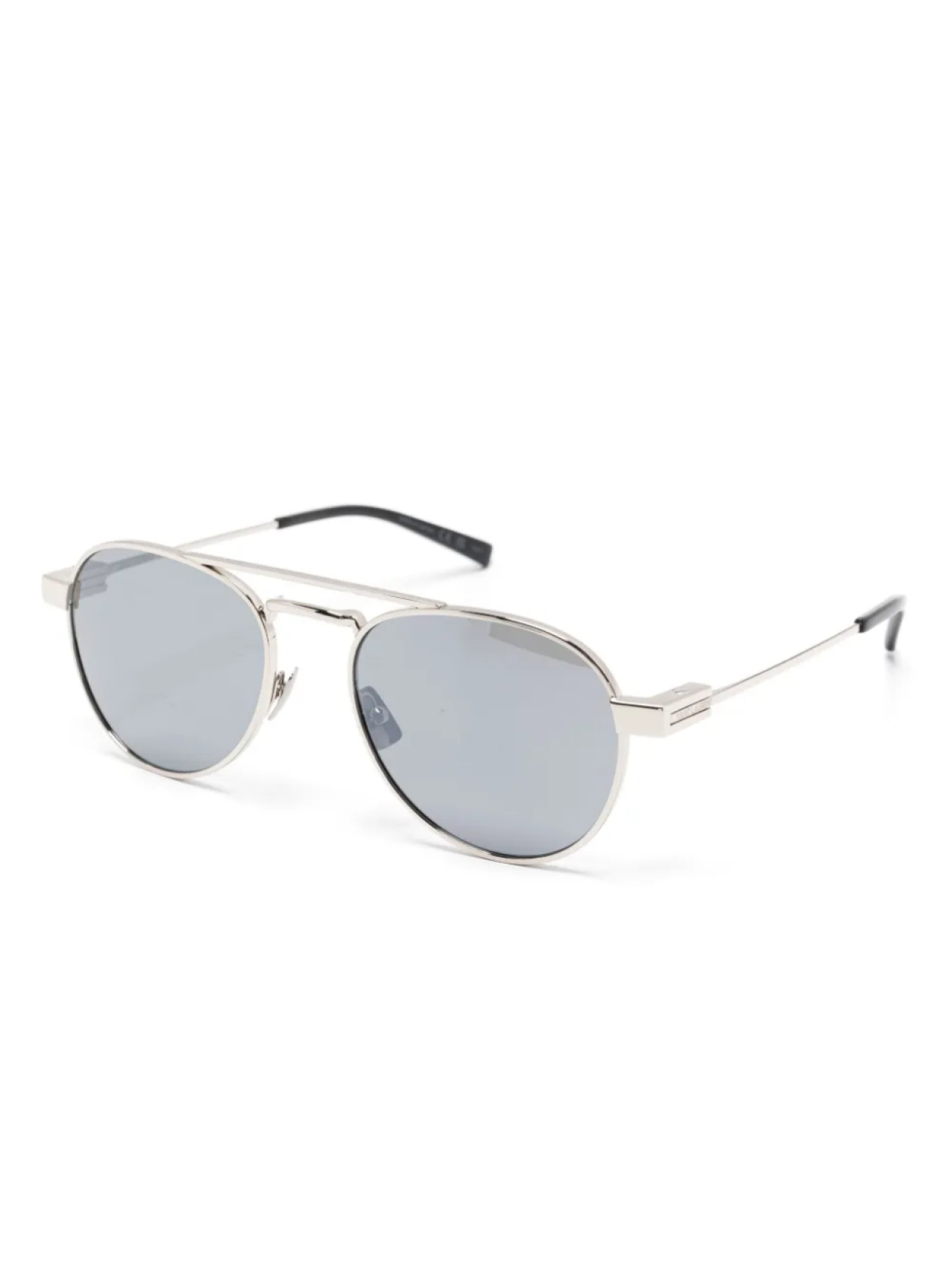 Солнцезащитные очки в оправе «пилот» Saint Laurent Eyewear, серебряный — фото 2