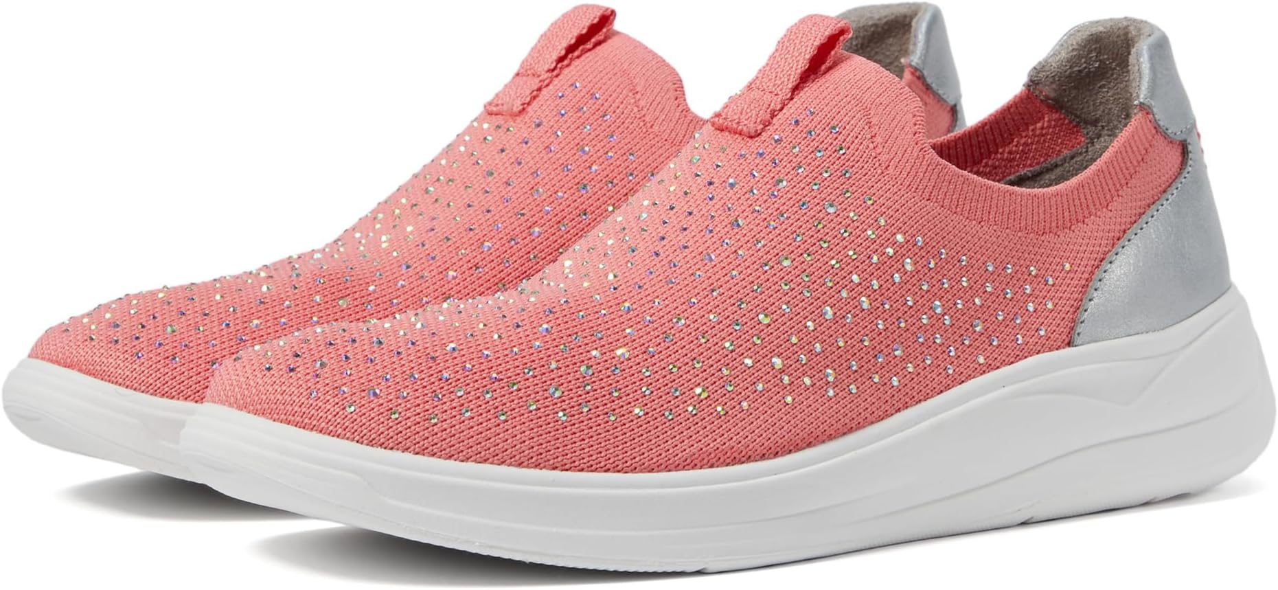 Кроссовки Bzees Twilight Slip-Ons, розовый