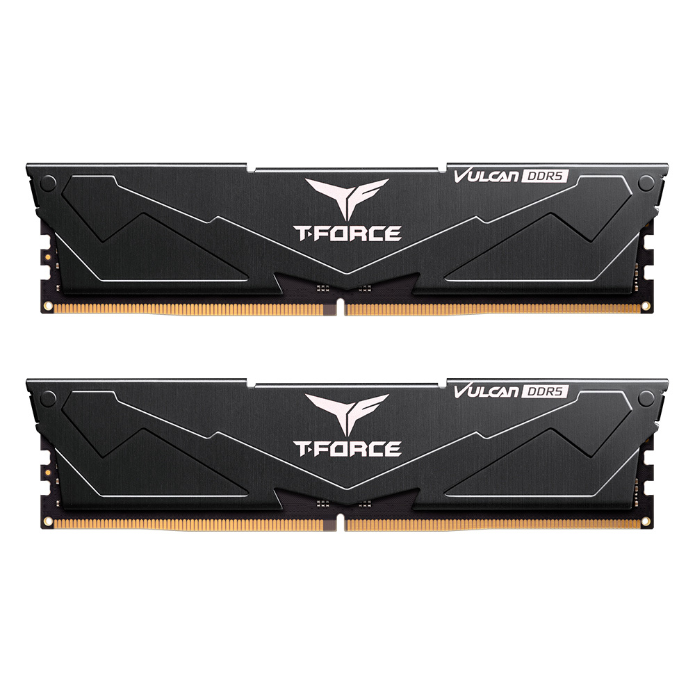 

Оперативная память Team Group T-Force Vulcan, 32 Гб (2 х 16Гб), DDR5, 6000 МГц, FLBD532G6000HC38GDC01, черный