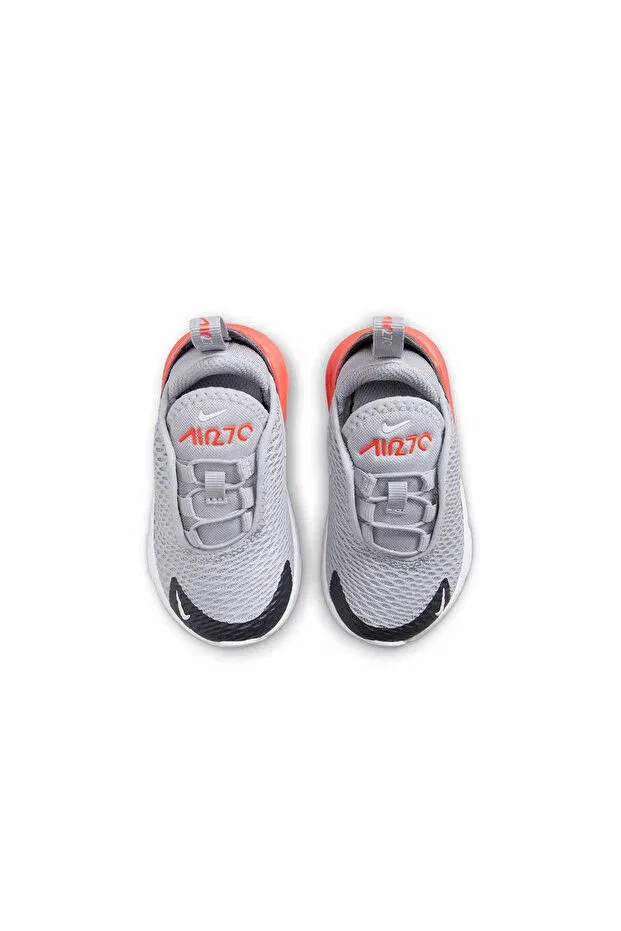 Детские кроссовки для девочек текстильные Glam Nike, Gray/Red — фото 4