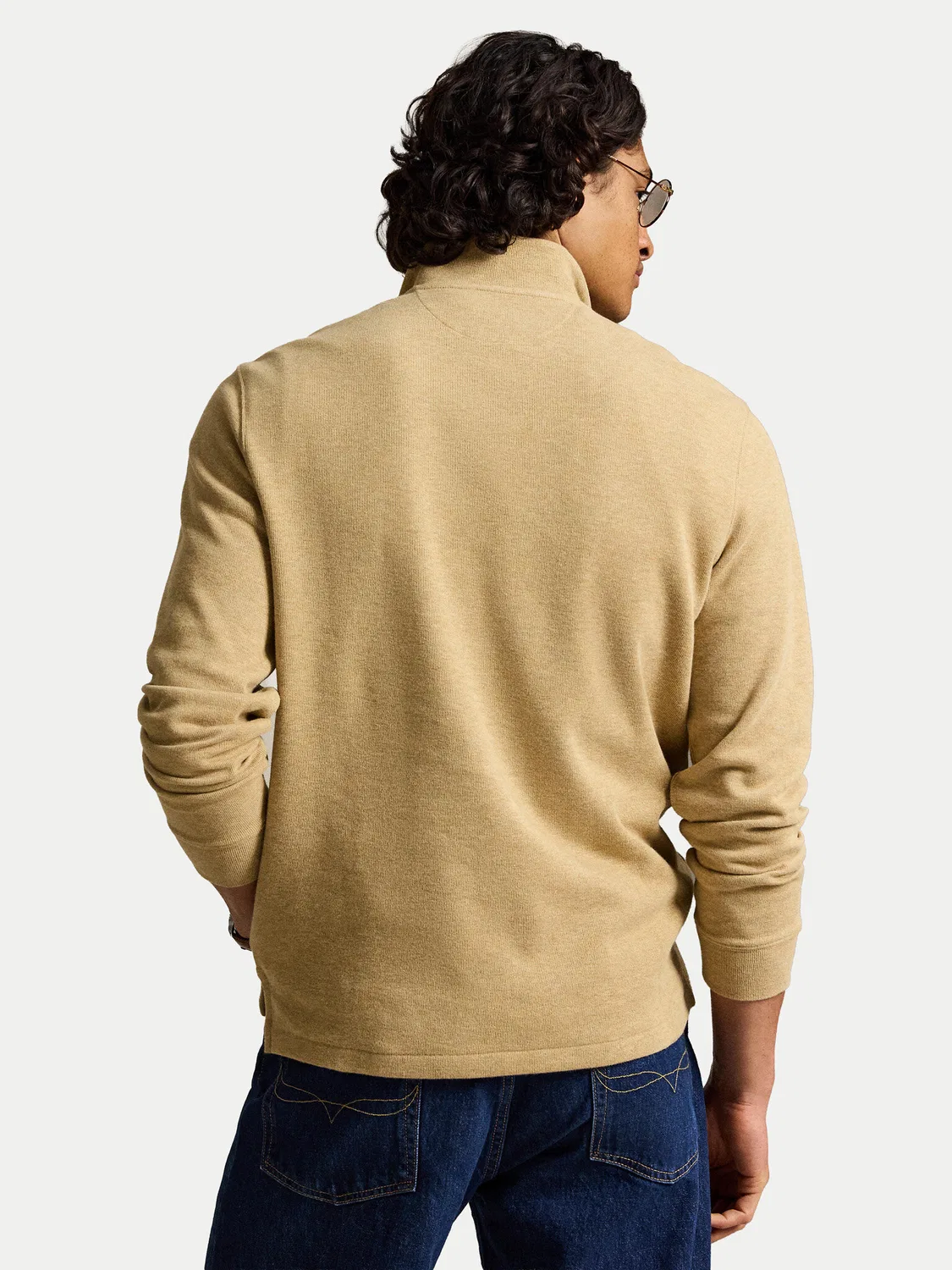 Мужская толстовка стандартного кроя Estate Polo Ralph Lauren, бежевый — фото 3
